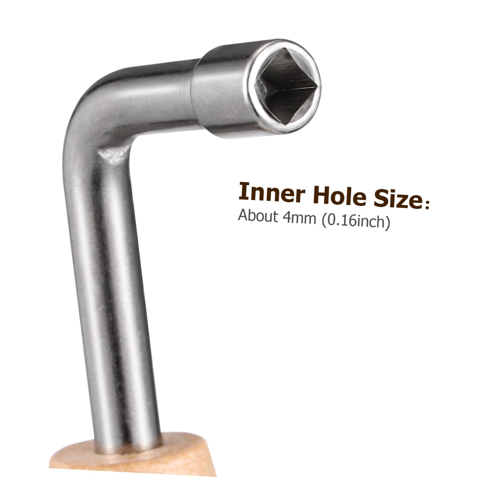 HEMOTON Lyre Tuning Wrench High Hardness Material Ergonomic Design Wrench for Harp and Lyre