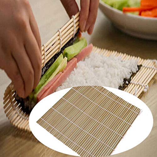 Food Library The Magic of Nature Bamboo Sushi Rolling Mat (Set of 2) 1