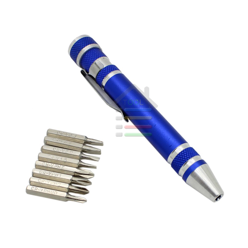 8 en 1 bolsillo magnético pluma estilo destornillador ...