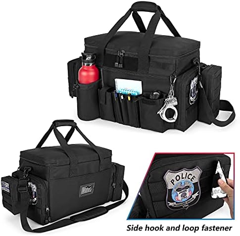 Trunab Police Organizer Bag, as Car Front Seat Organizer with 15.6 Tablet and Laptop Storage, Tactical Holdall Bag for Law Enforcement, Police Patrol, MOLLE Compatible, Patented Design