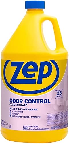 Miniatura 2 de Zep Concentrado desinfectante de control de olores  1 galón (caja de 2) ZUOCC128  Desinfectante multisuperficie, eliminador de olores y desodorante