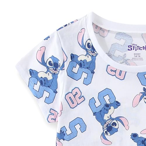 Image of Disney Lilo & Stitch Girls 2 Pack Short Sleeve T-Shirt for Big Kids