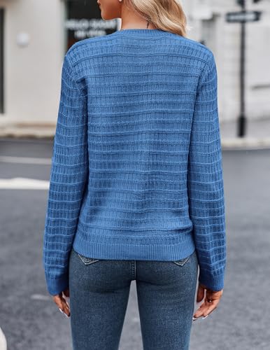 Image of Zeagoo Women's 2026 Fall Cardigan Sweaters Long Sleeve Knit Cropped Jackets