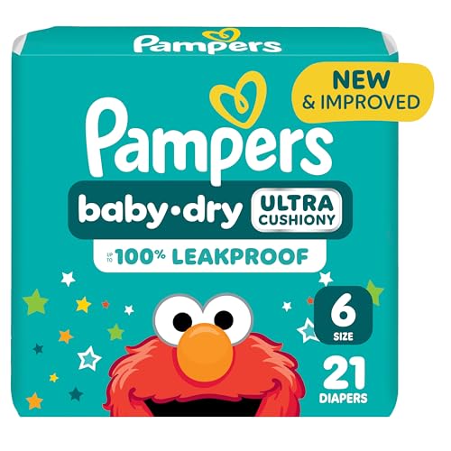 Image of Pampers Diapers - Baby Dry - Size 6, 21 Count, Absorbent Disposable Infant Diaper (Packaging May Vary)