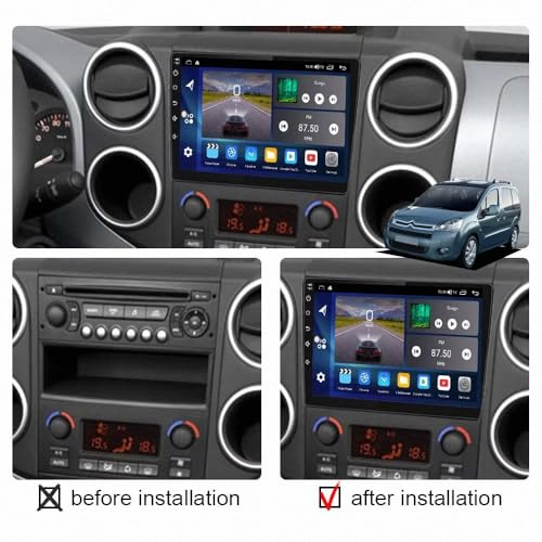 Pantalla Carplay coche inalámbrica para Citroen Berlingo B9, Android Auto y Bluetooth 4 Nuclear 2