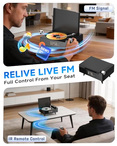 CD Player Portable with Bluetooth for Home Desktop - image 5