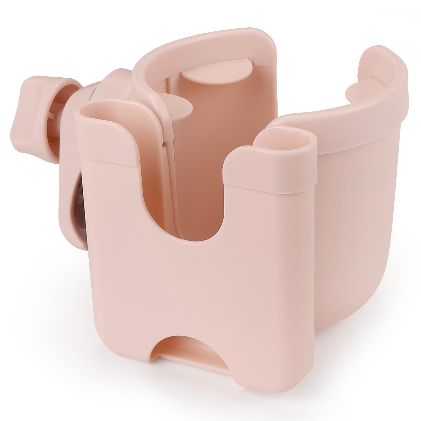 Accmor Stroller Cup Holder with Phone Holder, Bike Cup Holder, Walker Scooter Wheelchair Cup Holder Attachment, Universal Cup Holder for Uppababy Graco Strollers