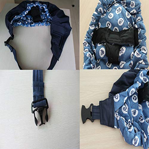 Baby Wrap Carrier, Katoen Baby Front Sling, Verstelbare Borstvoeding Cover Katoen Babydrager voor baby's tot 22 pond… - Image 4