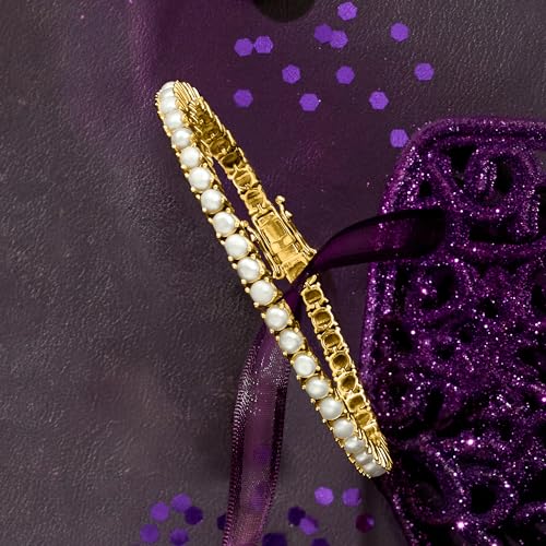 Ross-Simons 4mm Cultured Pearl Tennis Bracelet