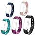 YFish Conjunto Correas de Reemplazo Silicona Suave Longitud Ajustable para Pulsera Deportiva...