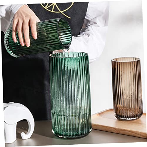 Vase fleurs style scandi UKCOCO en verre pour bouquet de fleurs séchées - 5