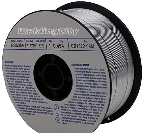 WeldingCity ER5356 Aluminum MIG Welding Wire 1-Lb Spool 0.045