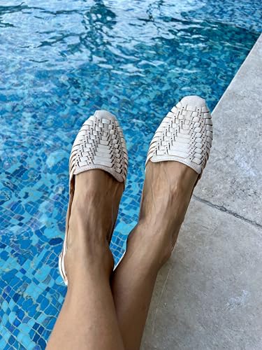 Image of Macarena Collection Womens Shoes Leather Sandals for Women | Huarache Handmade Mexican Sandals | Comfortable & Stylish Womens Sandals 2167