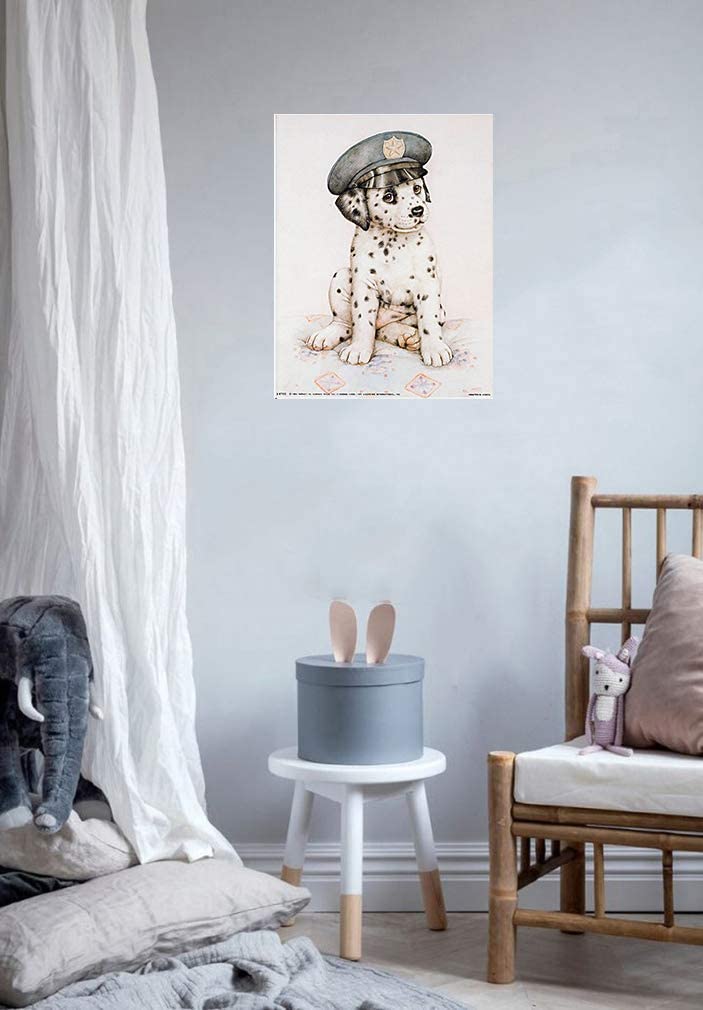 Amazon.com: Impact Posters Gallery Cute Dalmatian Puppy Police