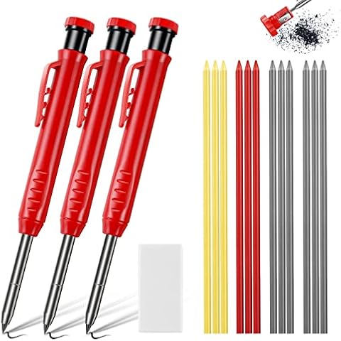 flintronic lápiz carpintero, 3PCS Lápiz Carpintero Robusto Cover