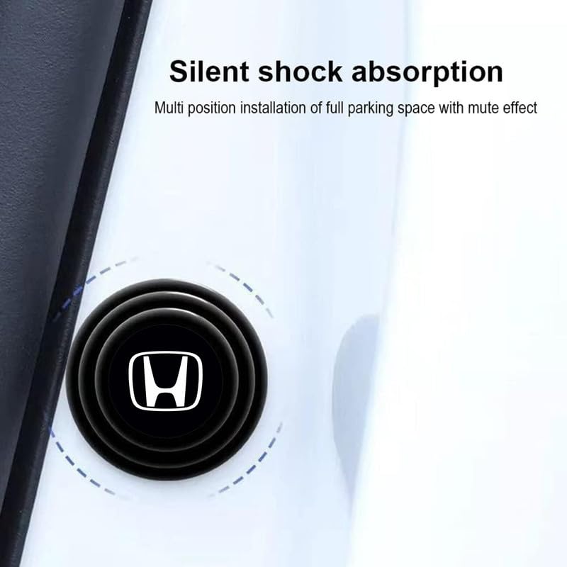 Image of 16 Pcs Rubber Door Shock Absorber Guard Pads for Honda Amaze, City, Jazz, Brio, Civic, WR-V, Elevate, and Mobilio.