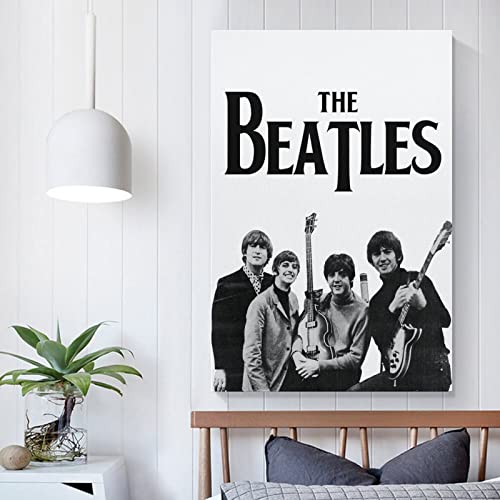 NAZARR Poster décoratif classique The Beatles sur toile, affiches murales et image d’art – Décoration moderne pour… - Les Beatles, Paul McCartney, John Lennon, RIngo Starr, George Harrison NAZARR Poster décoratif classique The Beatles sur toile, affiches murales et image d'art - Décoration moderne pour… – Image 6