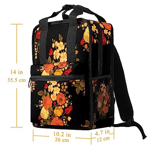 Sac à fleurs multicolore avec bretelles ajustables