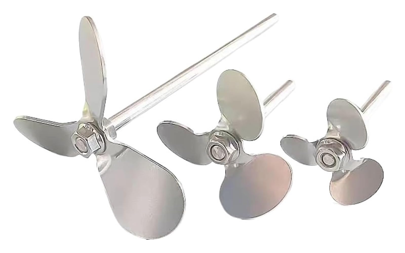Śmigło dyspersyjne ze stali nierdzewnej, trzy ostrza do mieszania powietrza laboratoryjnego ze stali nierdzewnej, średnica 40 120 mm (ostrze 80 mm z prętem)