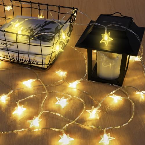 Catena Luminosa Halloween 3 Metri Con 20 LED Fantasmi - Alimentata A Batteria, Per Decorazione Interna Ed Esterna