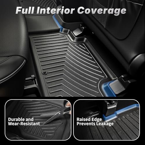 Image of OEDRO Floor Mats Fit for 2012-2018 Dodge Ram 1500 /2500 /3500 Crew Cab