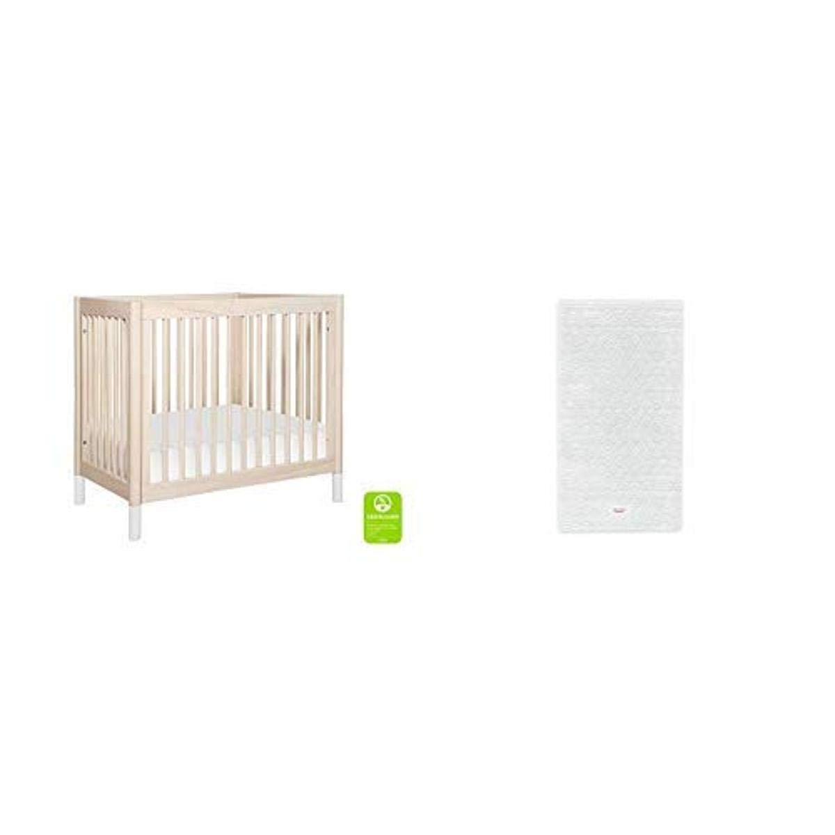 Babyletto Gelato 2 in 1 Mini Crib, Washed Natural and