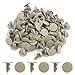 uxcell 100Pcs Khaki Plastic Door Fender Bumper Push Rivets Clip 9mm for Auto Car