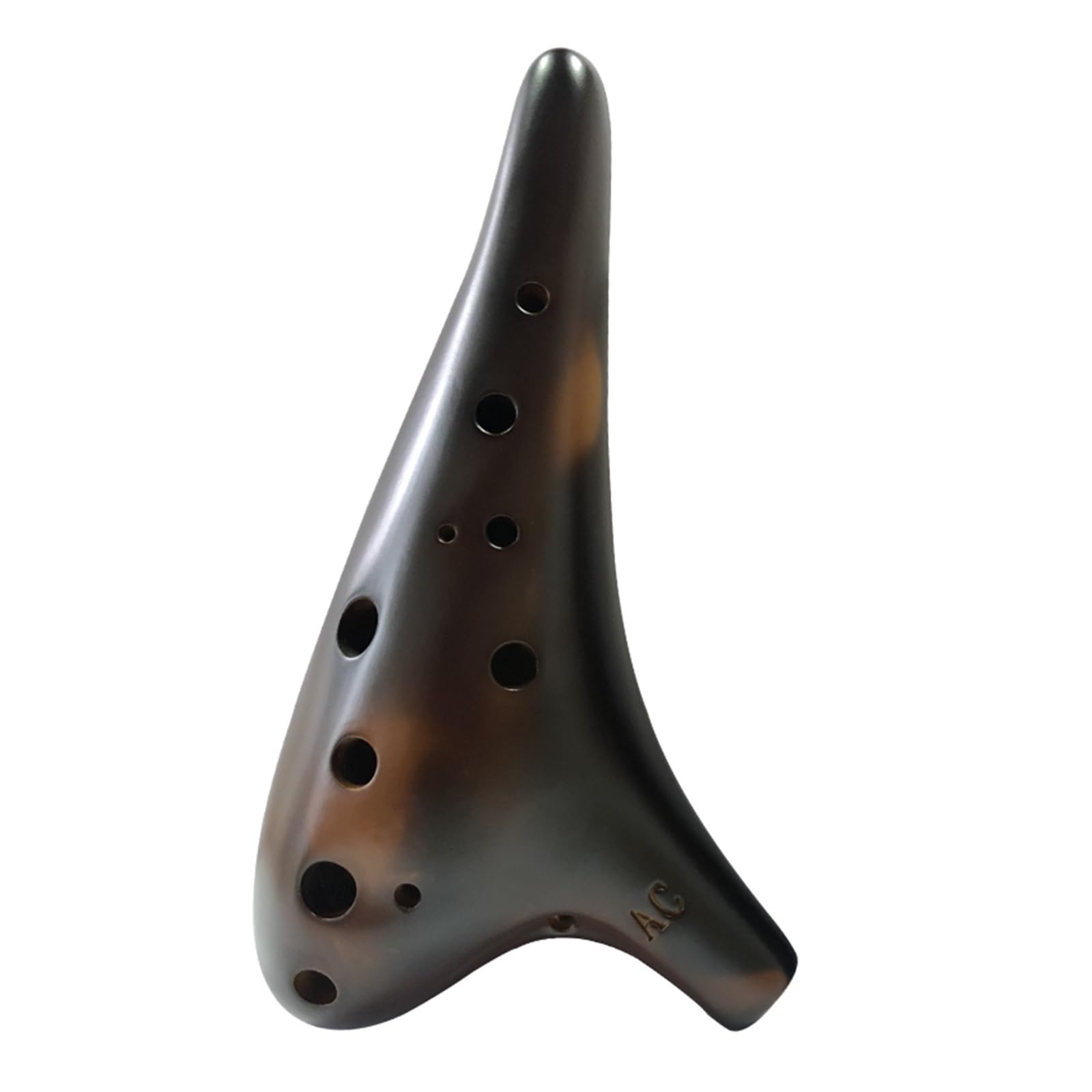Ocarina 12 Trous De Milieu De Gamme Accordé En Courant Alternatif En Argile Blanche Instrument Professionnel Pour Débutant ocarina Instrument À Vent Portable