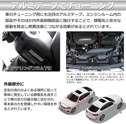Amazon Co Jp アルミテープ 導電性 2個セット 導電性アルミテープ 導電性アルミ箔テープ 多機能な特性で幅広い用途に使用可能 両面導電性の 粘着テープ 防水アルミテープ 静電気除去テープ 電導性アルミテープ 幅25mm 長さ20m 厚み0 1mm 銀テープ Amazon Co Jp アルミテープ 導電性 2個セット 導電性アルミテープ 導電性アルミ箔テープ 多機能な特性で幅広い用途に使用可能 両面導電性の 粘着テープ 防水アルミテープ 静電気除去テープ 電導性アルミテープ 幅25mm 長さ20m 厚み0 1mm 銀テープ