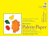 Strathmore 300 Series Palette Paper Pad, Tape Bound, 12x16 inches, 40 Sheets (41lb/67g) - Artist Paper for Adults and Students