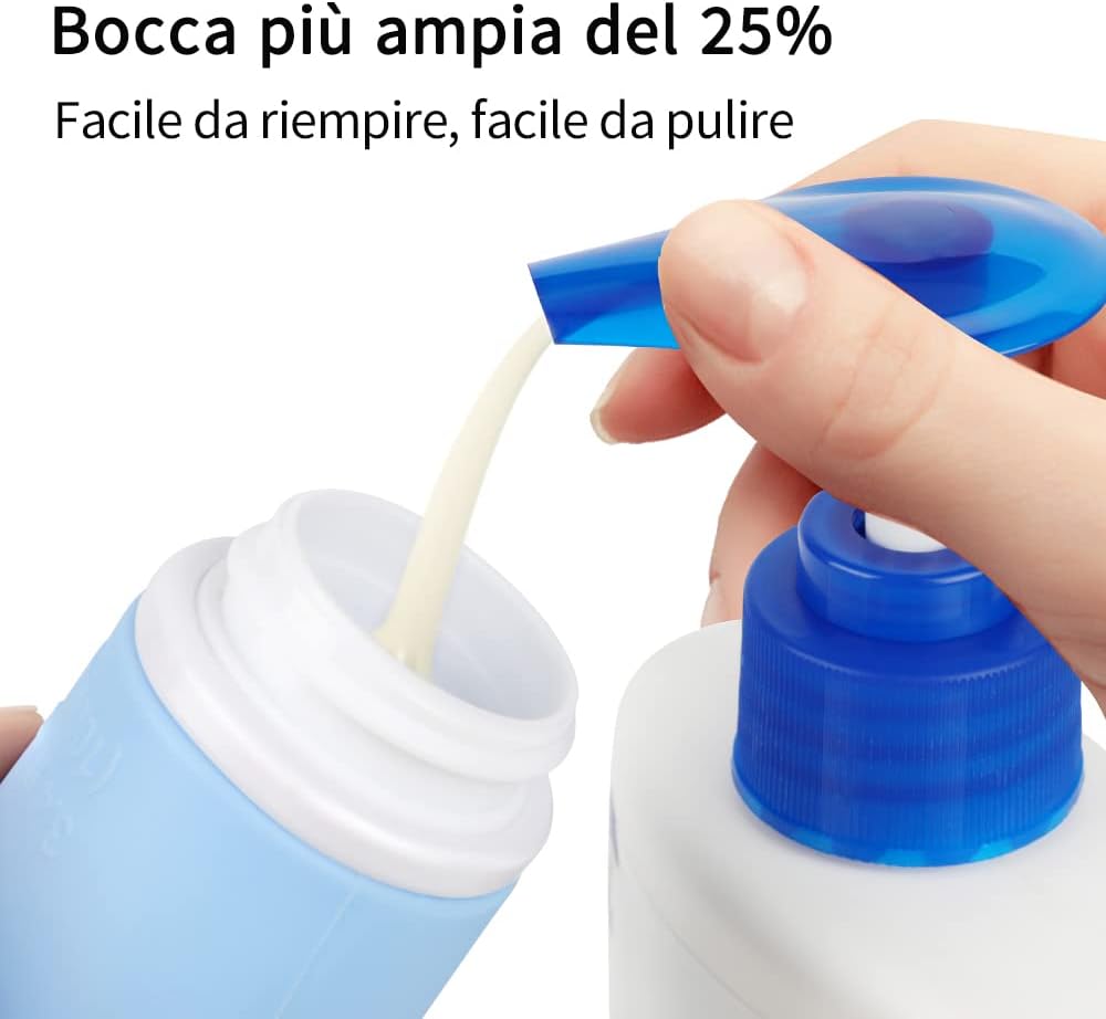 Opret Contenitori da Viaggio per Liquidi 100ml, 3 Pezzi Flac... 6 51xT dTYIdL. AC SL1000