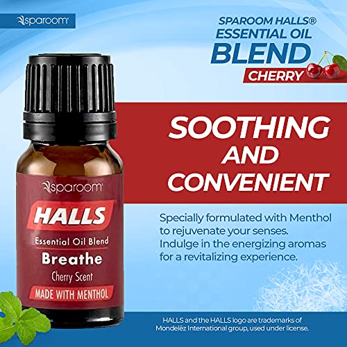 Sparoom Halls Essential Oil Cherry Blend With 100% Pure Essential Oils For Diffusers And Aromatherapy, 10Ml #TOP1
