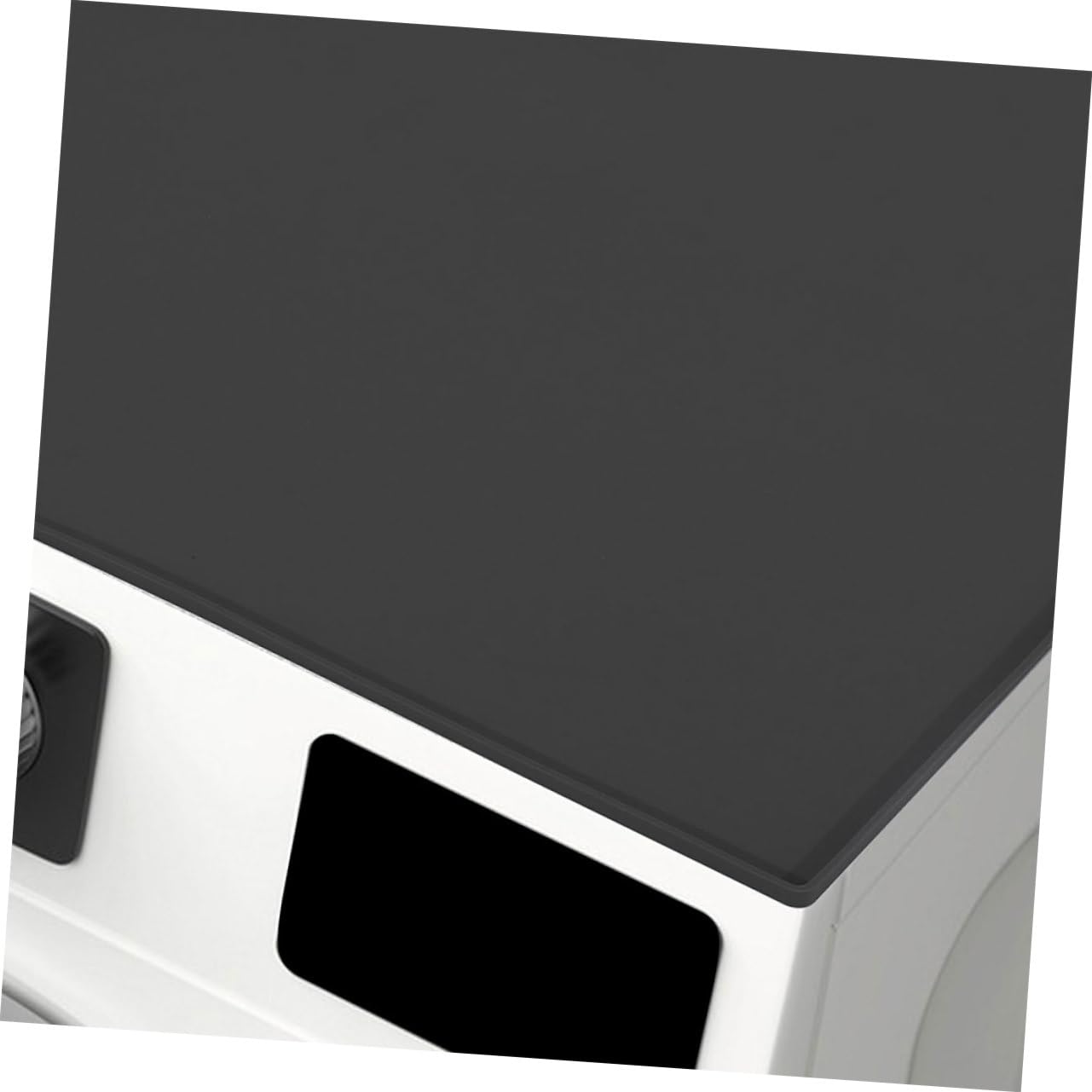 Waschmaschinen Schutzmatte aus Silikon 650x600mm Schwarz