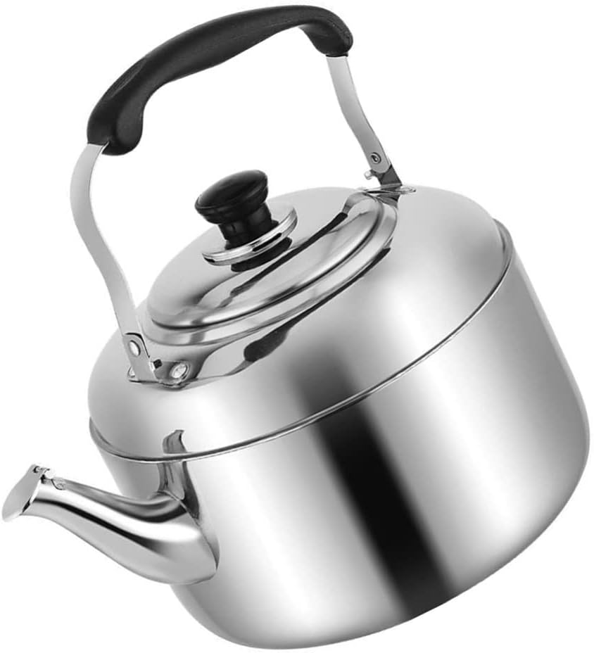 Yardwe Camping Tea Kettle Stovetop Tea Kettle, 3 liters
