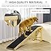 Zefvkip Dog Ramp for Bed, Pet Ramp for Dogs with Non-Slip Carpet and Top Platform, 74