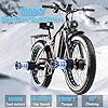 Ebike 5000W Peak/4000W Dual Motor Electric Bike, 40-45MPH High-Speed E-Bike 100-Mile Range, IP65 Waterproof, 52V 32Ah Removable Battery, Hydraulic Disc Brake Full Suspension 26" Bicycle for Adults #1