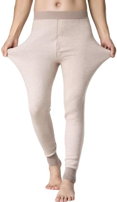 Men's 100% Cashmere Thermal Base Layer Bottom Pants