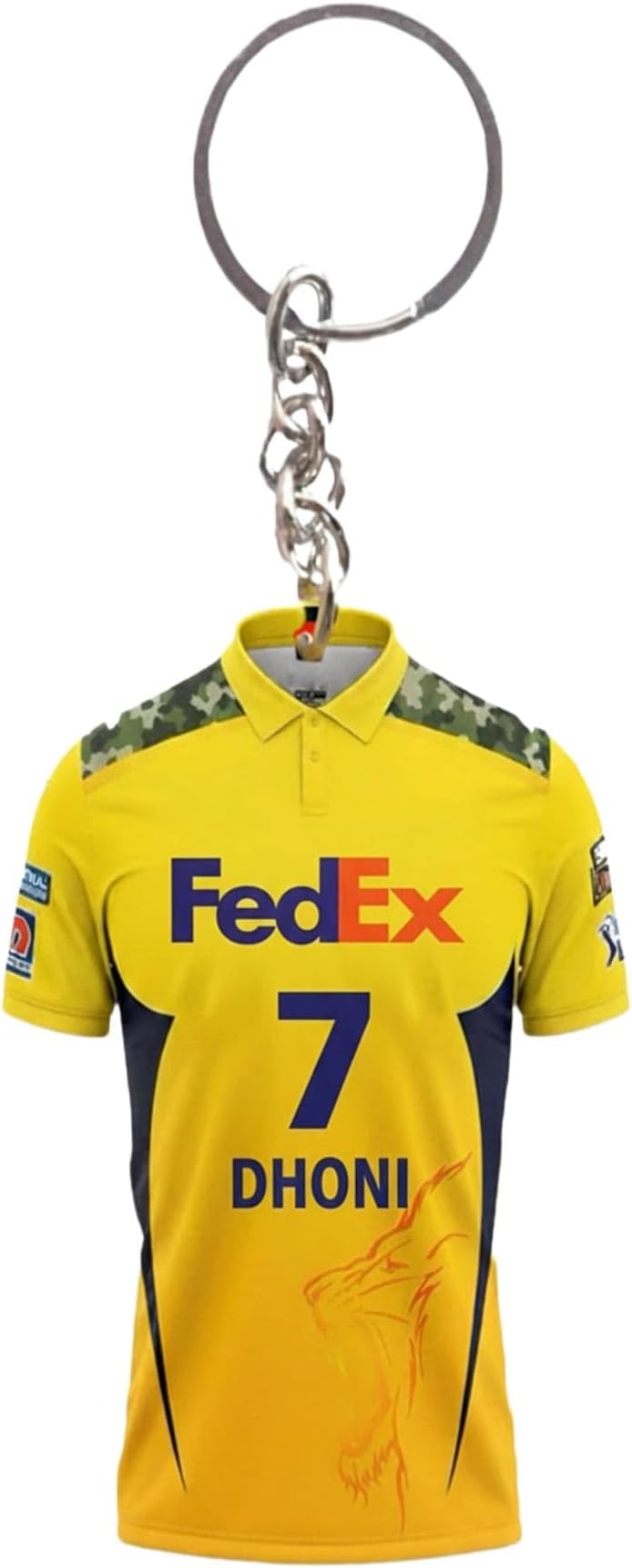 Blacktail Glass CSK JERSEY KEYCHAIN (Yellow)