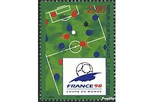 France Foe World Cup Stamps Postage Stamps 3126 Soccer No Trade Card China 1995,
