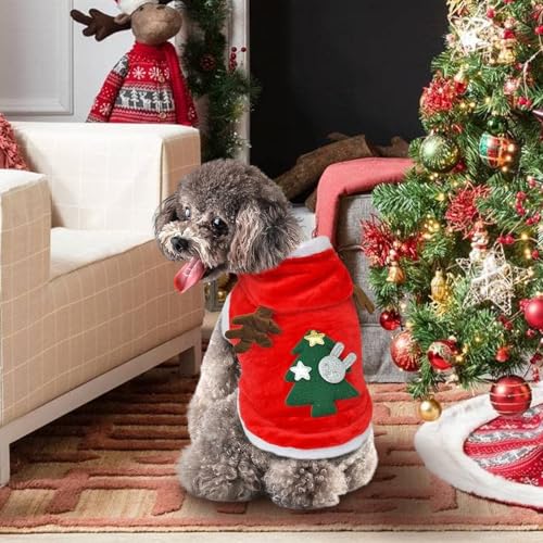 Hundekostüme Weihnachten Elchkostüm, Haustier Weihnachtskostüm, Katzen Kleidung Weihnachtens, Katze Hund Weihnachtskostüm, Hundebekleidung für Winter Frühling Weihnachten (S)