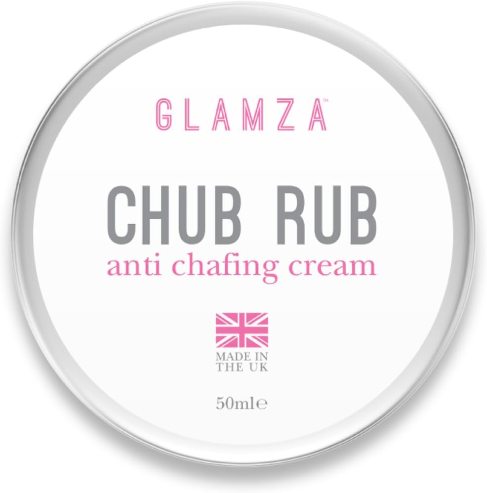 Glamza Chamois Cream Chub Rub’ Anti Chafing Cream for Men & Women - Prevents Chaffing for Cyclists, Runners and More 50ml