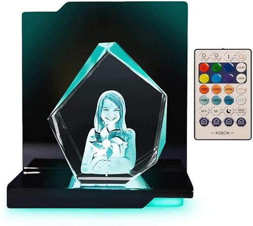 LOOXIS 3D Glasfoto im Eisberg (mit Premium Leuchtsockel, M) Cover