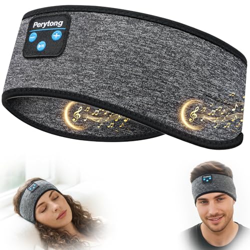 Perytong Sleep Headband Wireless Headphones with Speakers