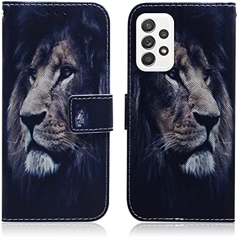 Samsung Galaxy A13 4G Case, Shockproof Premium Slim PU Leather Flip Pouch Wallet Silicone Cover with Stand Magnetic Card Holder Slot Protective Phone Cases for Samsung A13 4G Dont Touch My Phone