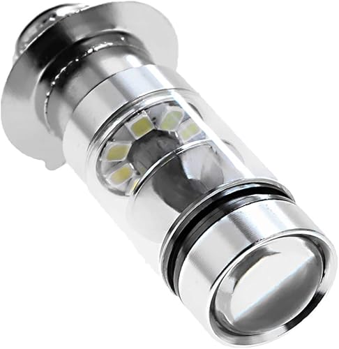 Miniatura 3 de Bombillas LED H6M para faros delanteros, 100 W, 6000 K, color blanco, para Honda CRF RANCHER Kawasaki BAYOU PRAIRIE Yamaha YFZ450R Rhino 700 Raptor