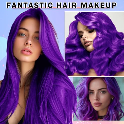 Spray de color temporal para cabello púrpura 120 ml miniatura 6