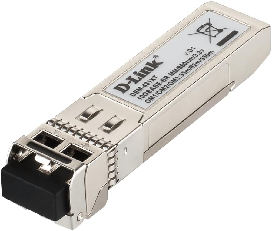 D-Link Gigabit Ethernet Optical Transceiver Multimode 1000BASE-SX SFP Module (DEM-311GT)