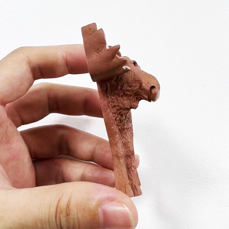 Imán de nevera 3D alce resina diseño New Hampshire miniatura 3
