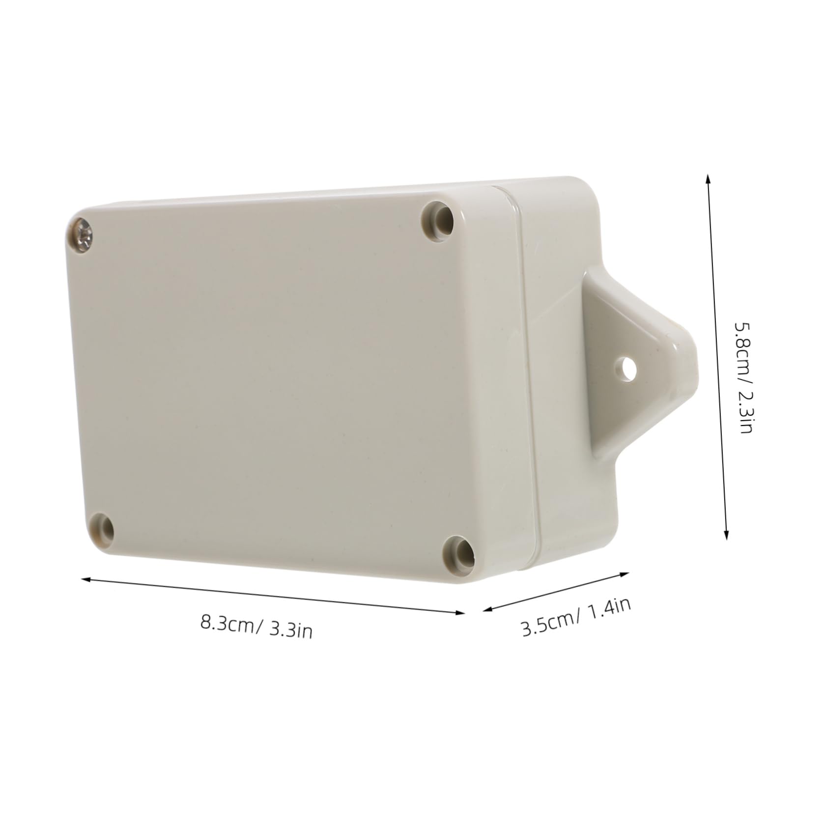 OSALADI 10pièces Boîte De Jonction Étanche Plastique Pour Circuits Électriques Extérieurs Boîtier De Pour Électroniques Dimensions