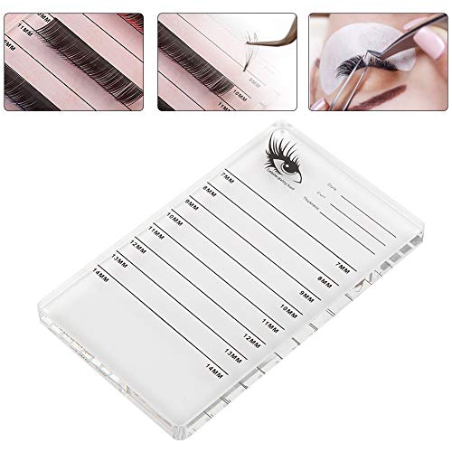 Eyelashes Extension Board, Durable Clear False Eyelashes Board